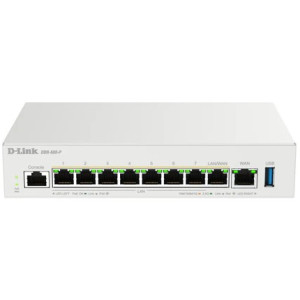 D-Link DBR-600-P Business Multi-Gig PoE+ Router, eight 2.5G PoE, 2.5G WAN, USB 5G/4G LTE backup
